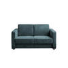 SCHLAFSOFA Mikrofaser Türkis  - Türkis/Chromfarben, Basics, Kunststoff/Textil (159/88/87cm) - Livetastic