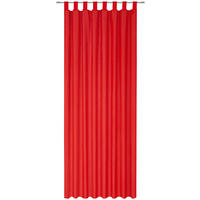 ZAVESA SA PETLJAMA ZA KAČENJE crvena - crvena, Dizajnerski, tekstil (135/245cm) - Boxxx