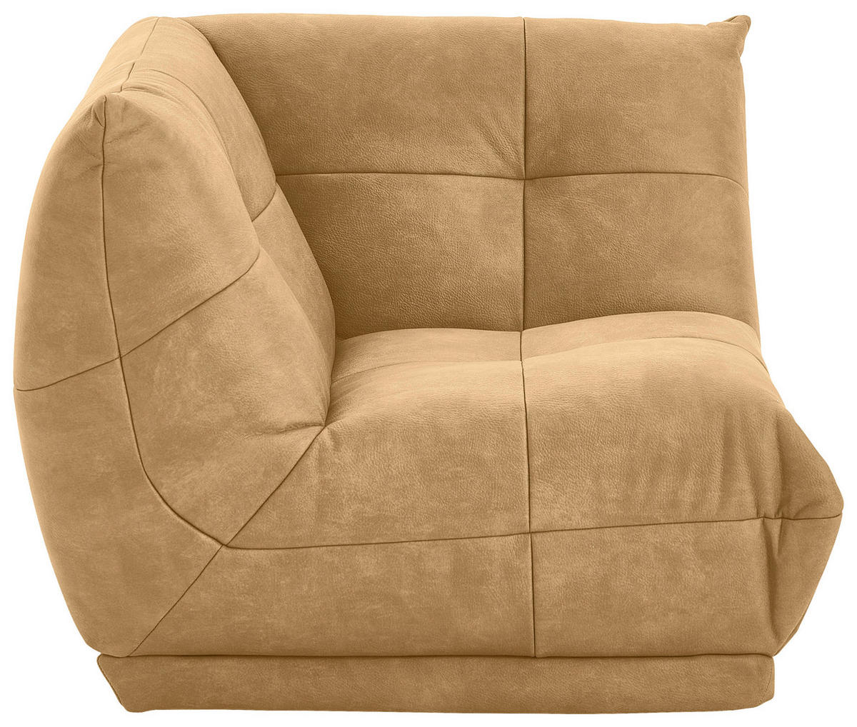SOFAELEMENT Lederlook Hellbraun  - Hellbraun, Trend, Textil (105/80/105cm) - Livetastic