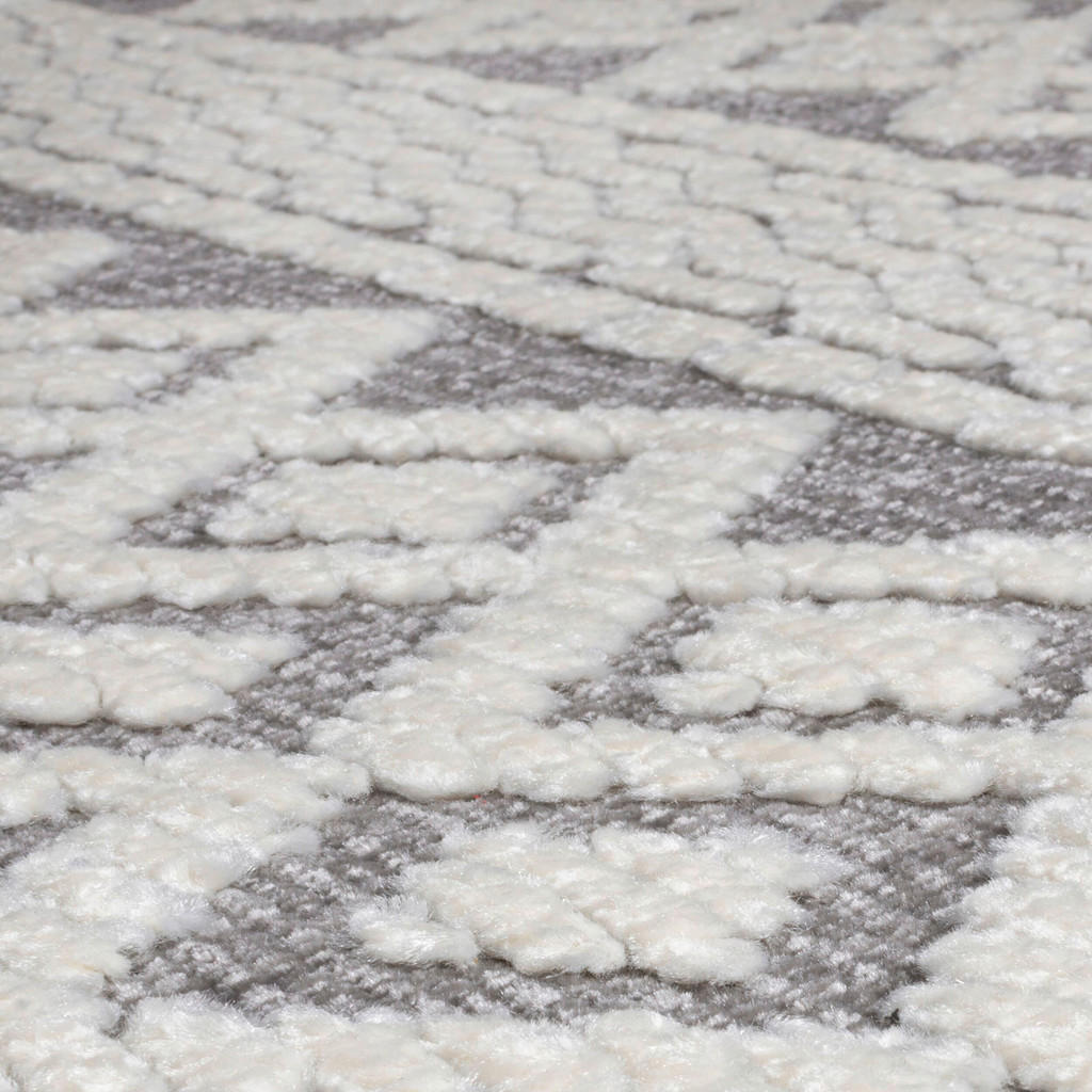 Thumbnail - Xora Webteppich Verve, Dunkelgrau, Textil, Struktur, rechteckig, 160x240 cm, für Fußbodenheizung geeignet, in verschiede...