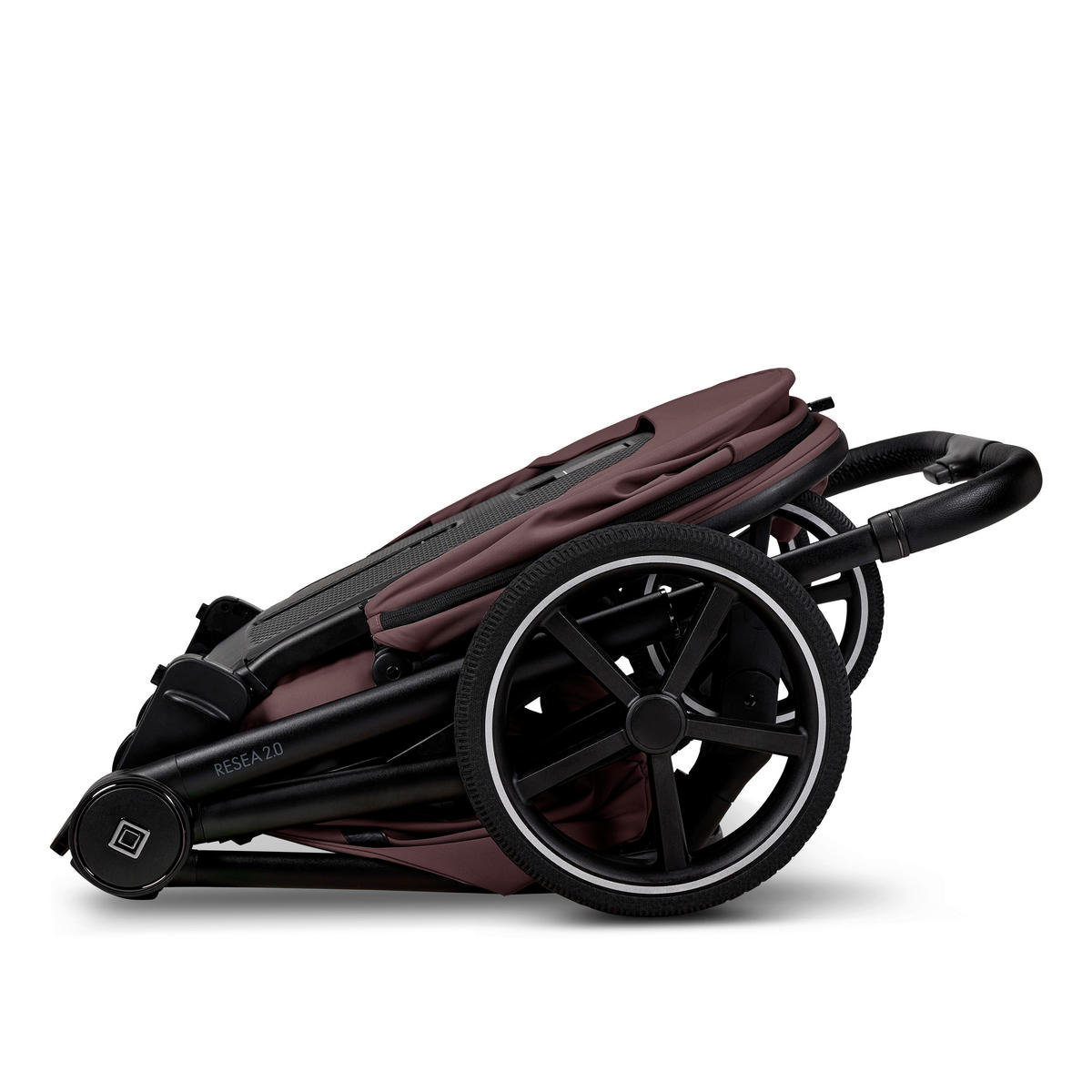 KOMBIKINDERWAGEN  K26  Tonka  - Schwarz/Braun, Basics, Textil (96/57/114cm) - Moon