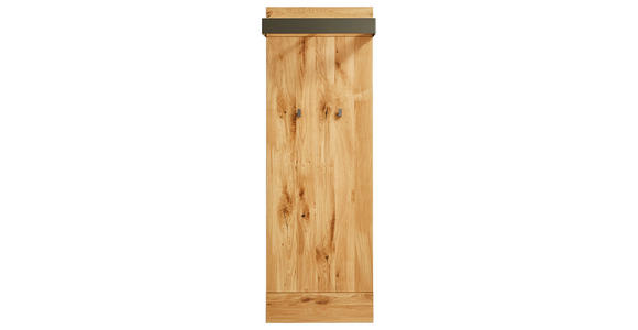 GARDEROBENPANEEL  in 56/165/32 cm  - Eichefarben/Anthrazit, Natur, Holz/Metall (56/165/32cm) - Waldwelt