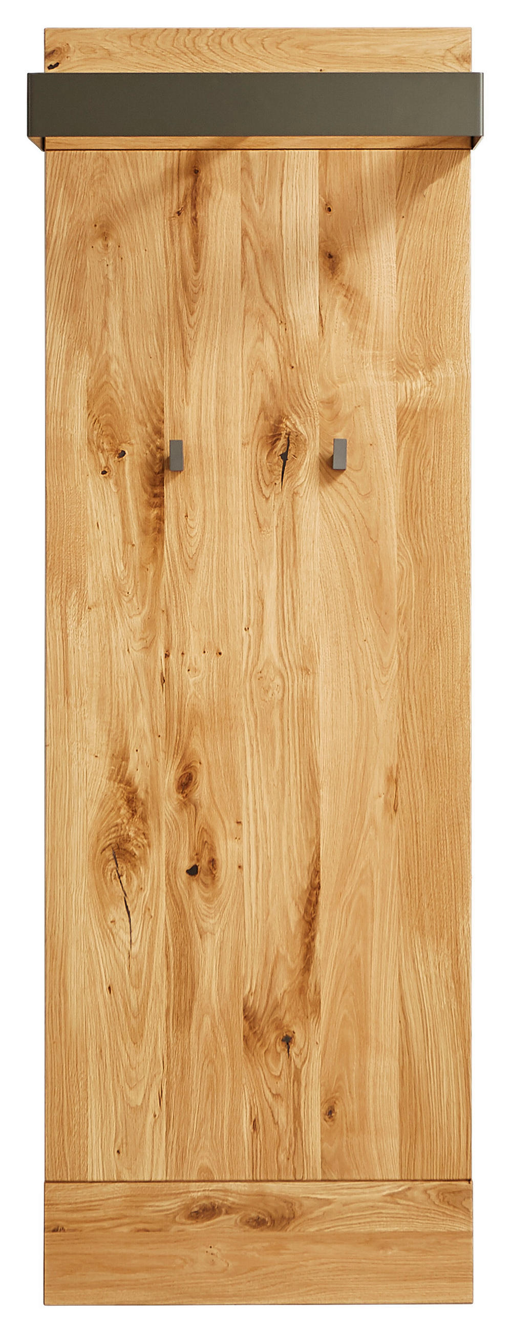GARDEROBENPANEEL  in 56/165/32 cm  - Eichefarben/Anthrazit, Natur, Holz/Metall (56/165/32cm) - Waldwelt
