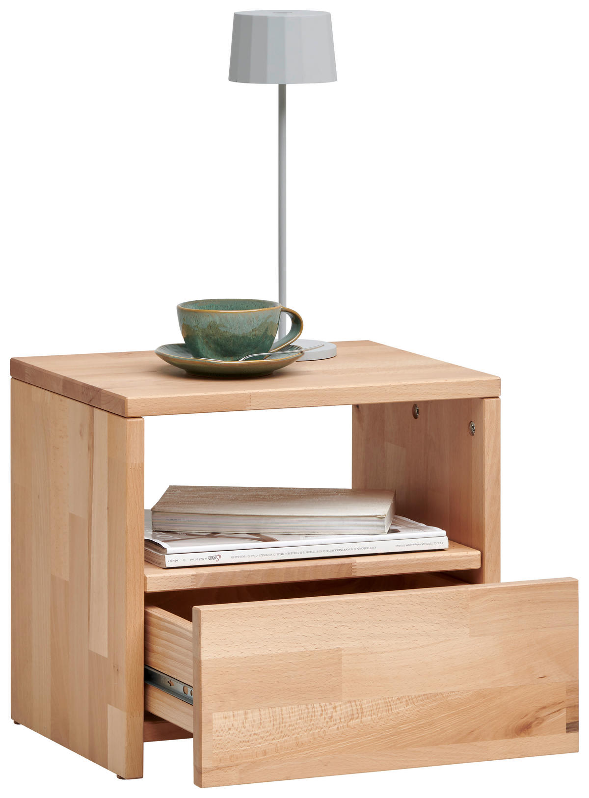 NACHTKÄSTCHEN in Kernbuche Kernbuche  - Kernbuche, Natur, Holz (40/37/33cm) - MID.YOU