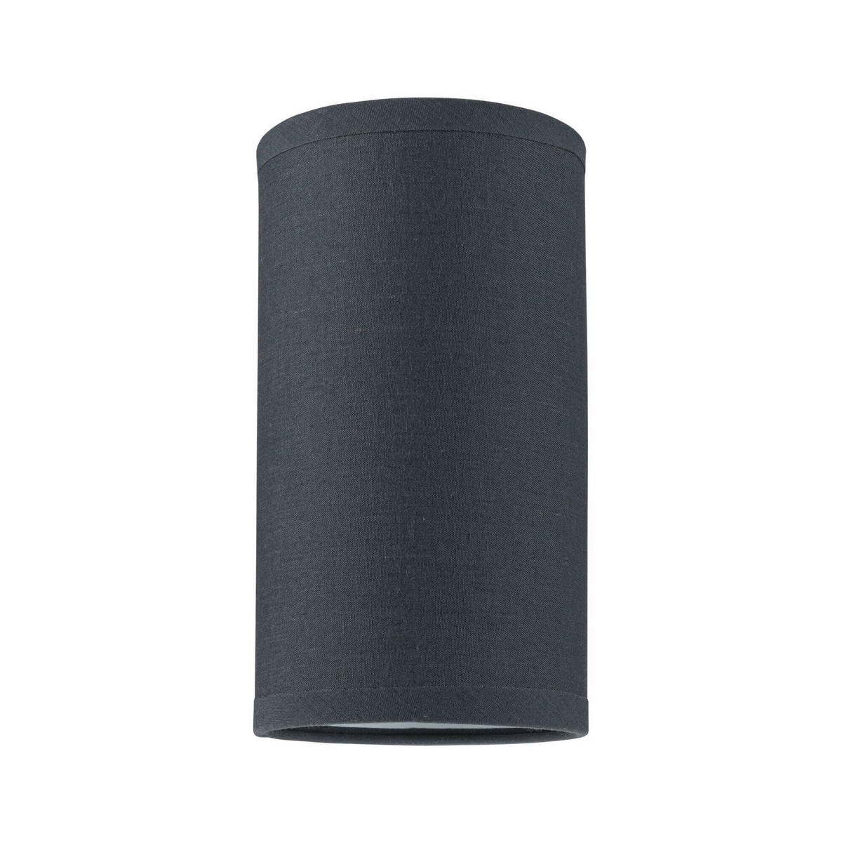 SCHIENENSYSTEM-LEUCHTENSCHIRM 10/18 cm   - Anthrazit, Basics, Textil (10/18cm) - Paulmann