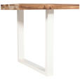TISCHGESTELL in Metall 80/40/73 cm - Creme, Design, Metall (80/40/73cm) - Landscape