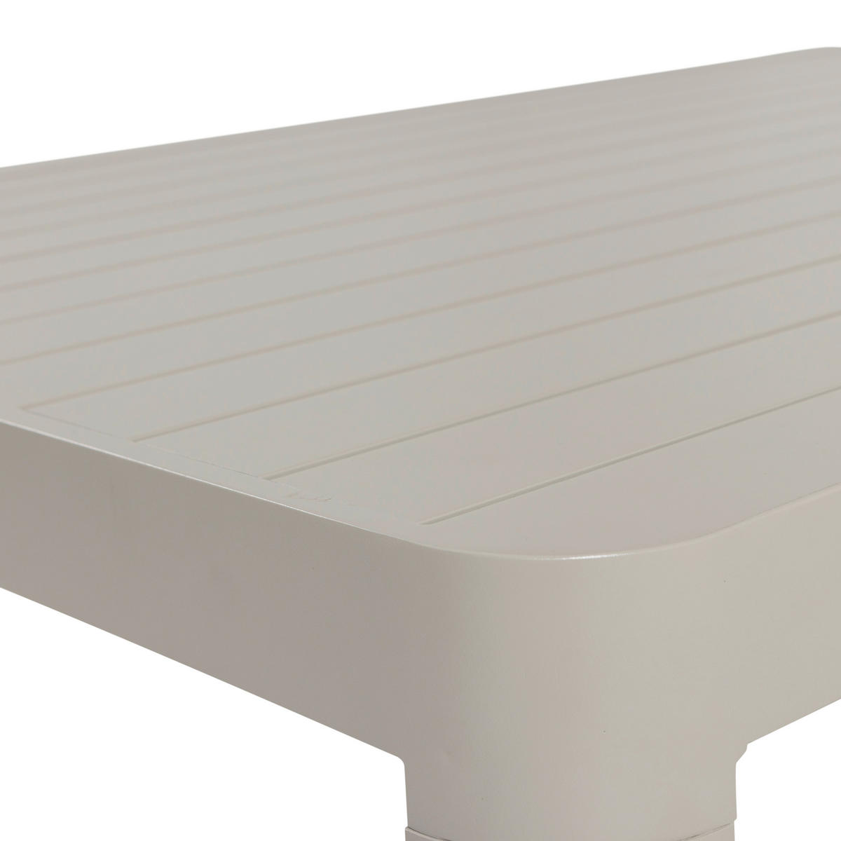 GARTENTISCH 97-150/150/76 cm Metall rechteckig  - Sandfarben, MODERN, Metall (97-150/150/76cm) - Livetastic