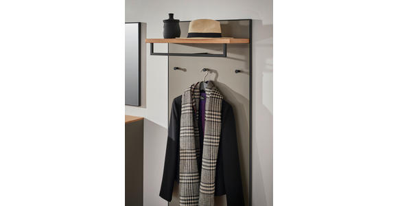 GARDEROBENPANEEL in 60/170/27 cm - Fango/Eichefarben, Design, Holzwerkstoff (60/170/27cm) - Dieter Knoll