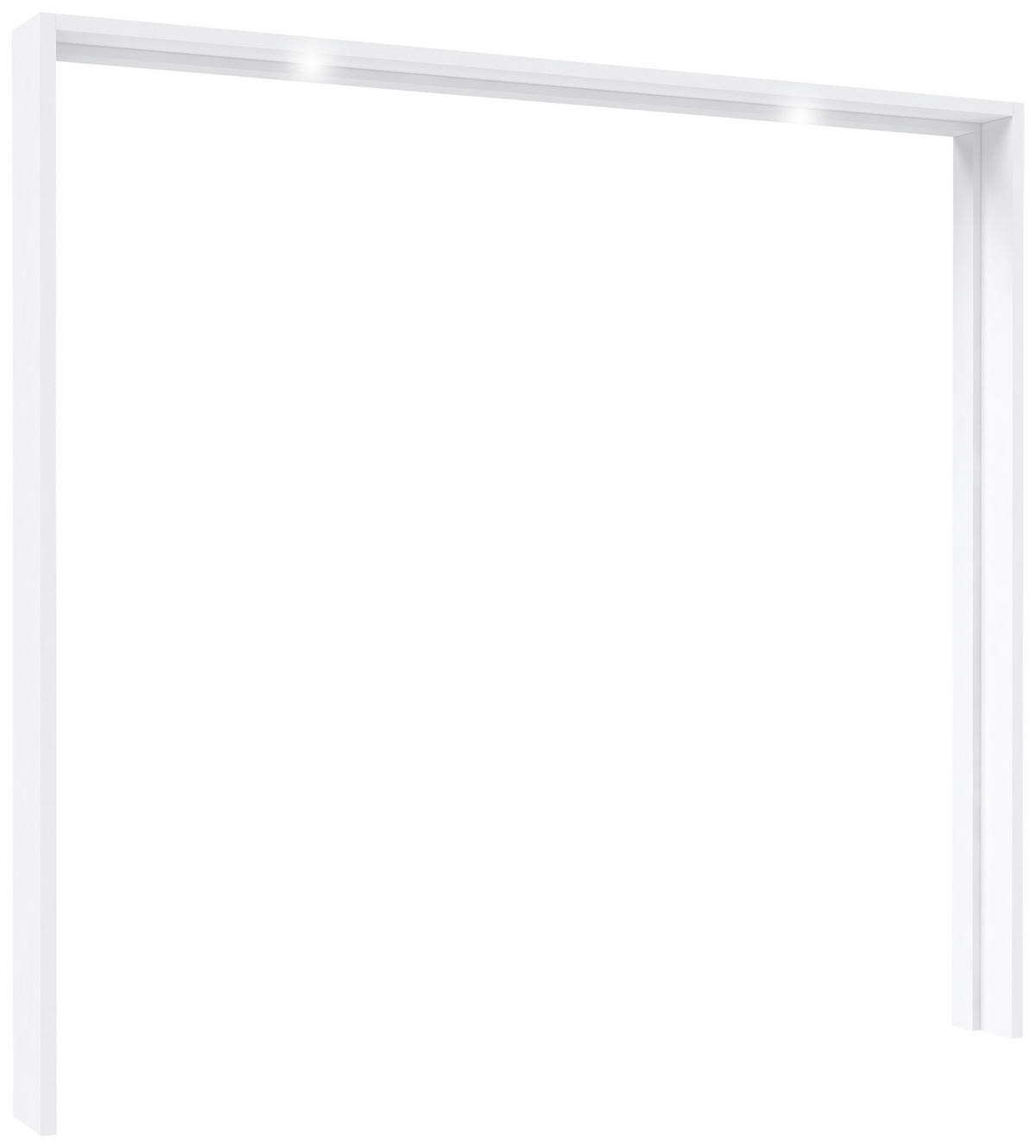 RAM FÖR GARDEROB  230,9 cm  - vit/vit högglans, Design, trämaterial (230,9cm) - Carryhome