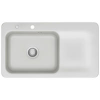 SPÜLE Juna 90 / 50150220  - Hellgrau, Basics, Keramik (90/20/51cm) - Systemceram