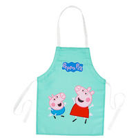 BARNFÖRKLÄDE blå, grön, röd, pink  - röd/pink, Basics, textil/plast (45/60cm) - Dr.Oetker