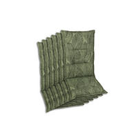 SESSELAUFLAGENSET Blätter  - Grün, Basics, Textil (50/7/120cm)