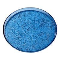SERVIERPLATTE Viola blau 24/2 cm  - Blau, KONVENTIONELL, Glas (24/2cm) - Ritzenhoff Breker