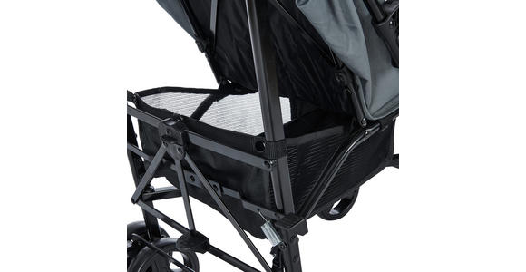 BUGGY Madrid  - Dunkelgrau/Schwarz, Basics, Kunststoff/Textil (79/51/105cm) - My Baby Lou