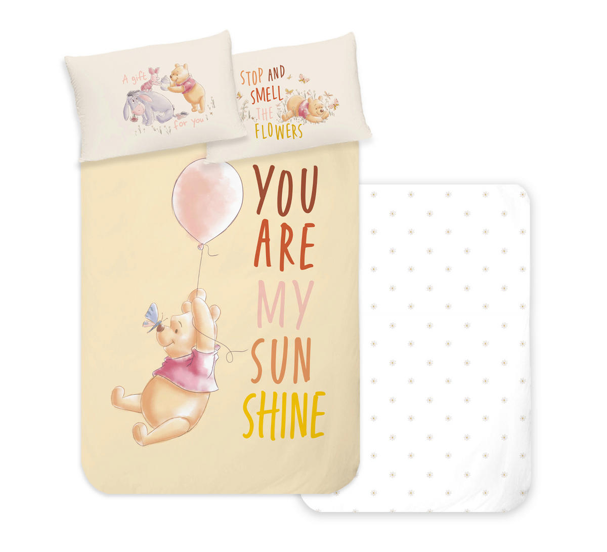 KINDERBETTWÄSCHESET 160/210 cm  - Champagner, Basics, Textil (160/210cm) - Disney