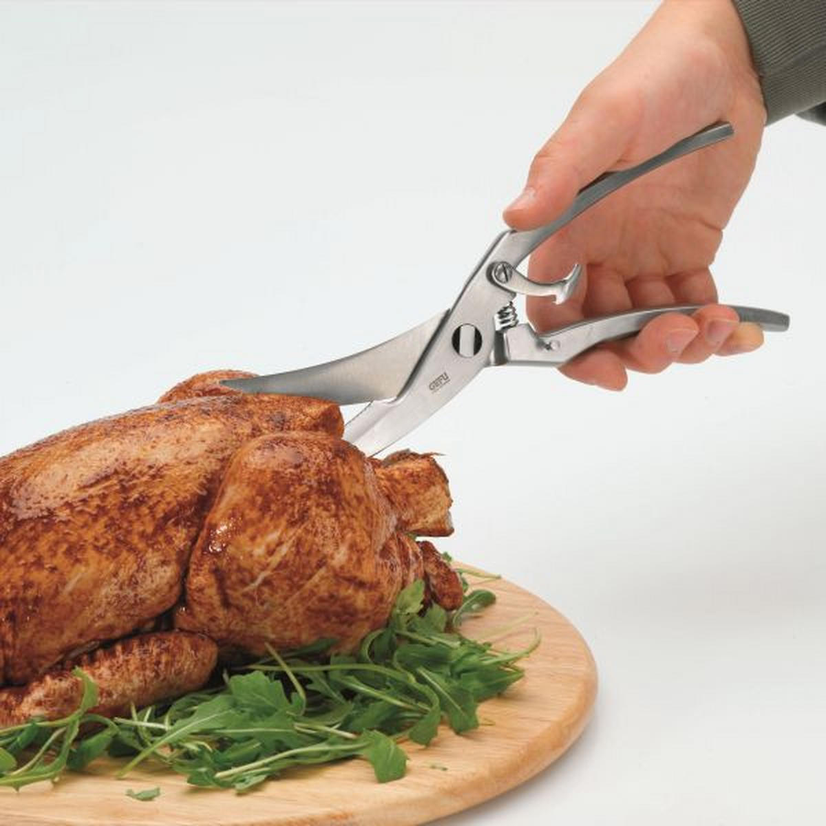 MAKAZE ZA MESO - boja nerđajućeg čelika, Osnovno, metal (26cm) - Gefu