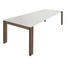ESSTISCH Kernnussbaum furniert rechteckig Weiß, Nussbaumfarben - Nussbaumfarben/Weiß, Design, Holz (160/100/75cm) - Now by Hülsta ESSTISCH Kernnussbaum furniert rechteckig Weiß, Nussbaumfarben - Nussbaumfarben/Weiß, Design, Holz (160/100/75cm) - Now by Hülsta
