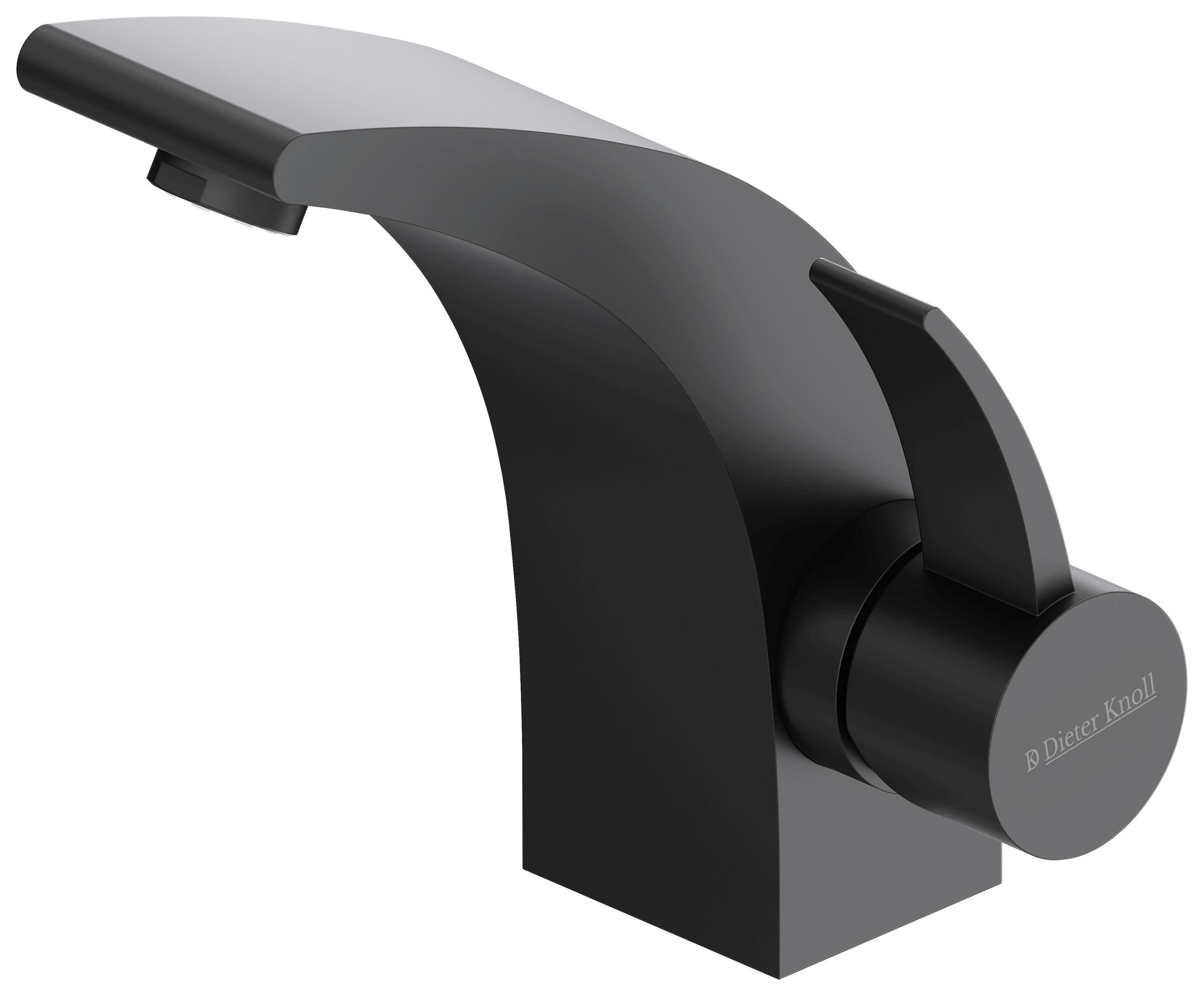 WASCHTISCHARMATUR 184 1000 1 S  - Schwarz, MODERN, Metall (28/12/29cm) - Dieter Knoll