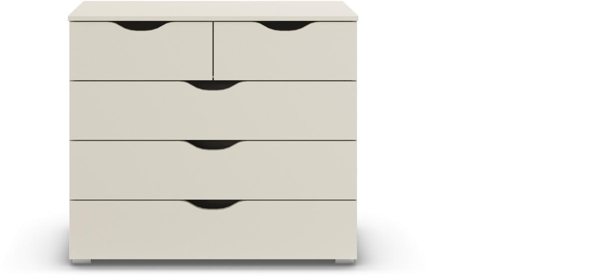 KOMMODE 93/81/42 cm  in Champagner  - Champagner/Silberfarben, Basics, Holzwerkstoff (93/81/42cm) - Boxxx