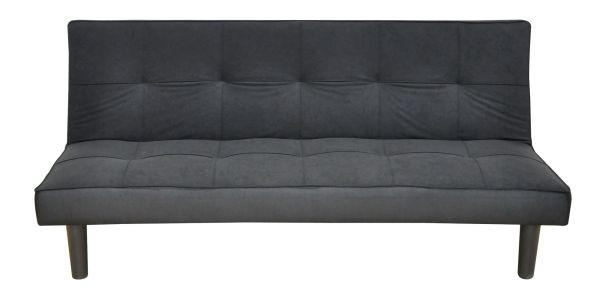 3-SED,  črna tekstil  - črna, Basics, umetna masa/tekstil (180/75/90/110cm) - Boxxx