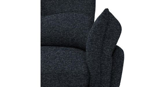 ECKSOFA in Bouclé Anthrazit  - Anthrazit/Schwarz, Design, Textil/Metall (220/250cm) - Xora