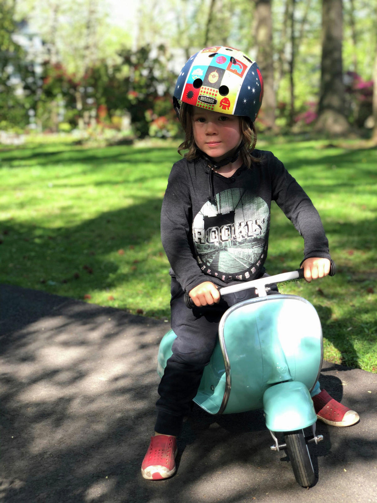 LAUFRAD PRIMO  - Schwarz/Mintgrün, Basics, Kunststoff/Metall (79/45/35cm) - Hape