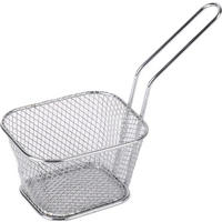 KOŠARICA ZA CVRTJE - barve nerjavečega jekla, Basics, kovina (12/18cm)