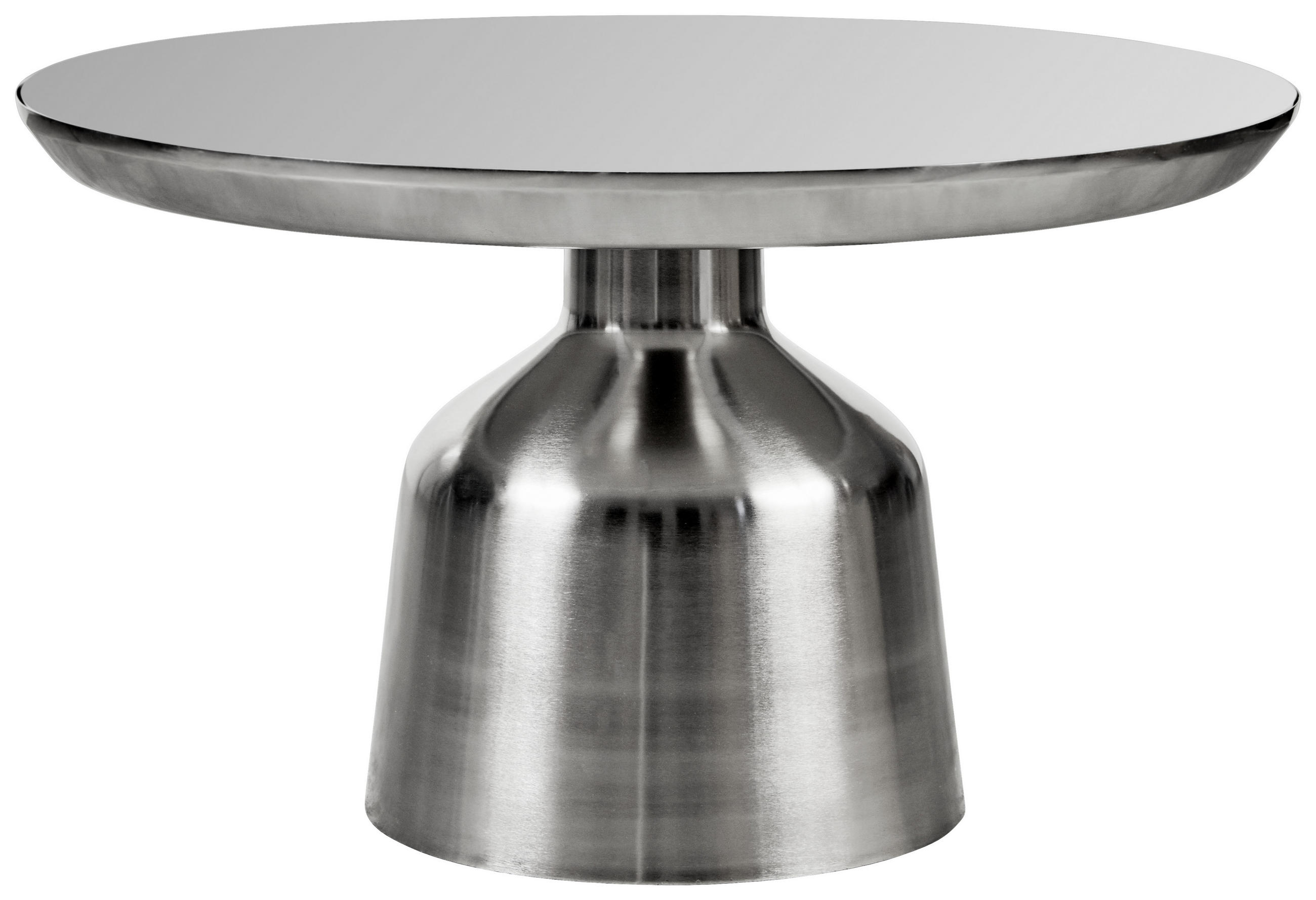COUCHTISCH in Metall, Glas 80/80/45 cm - Silberfarben/Grau, LIFESTYLE, Glas/Metall (80/80/45cm) - Novel