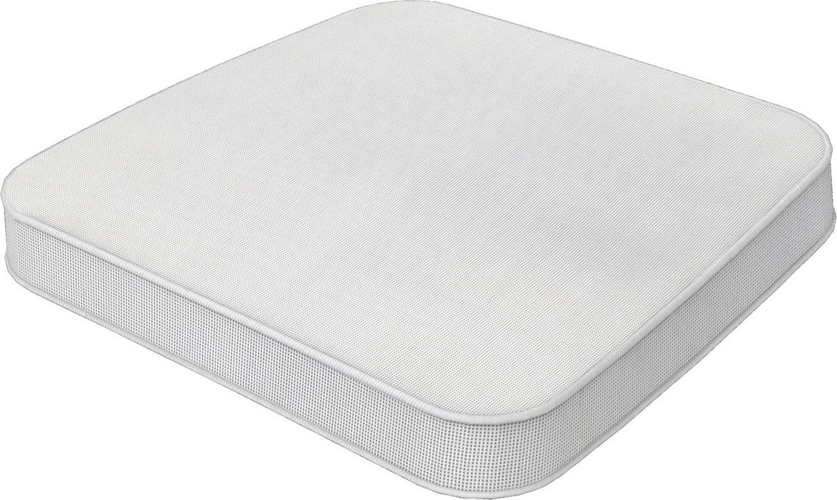 OUTDOORPOUF in  Uni  - Hellgrau, Basics, Textil (45/45cm)