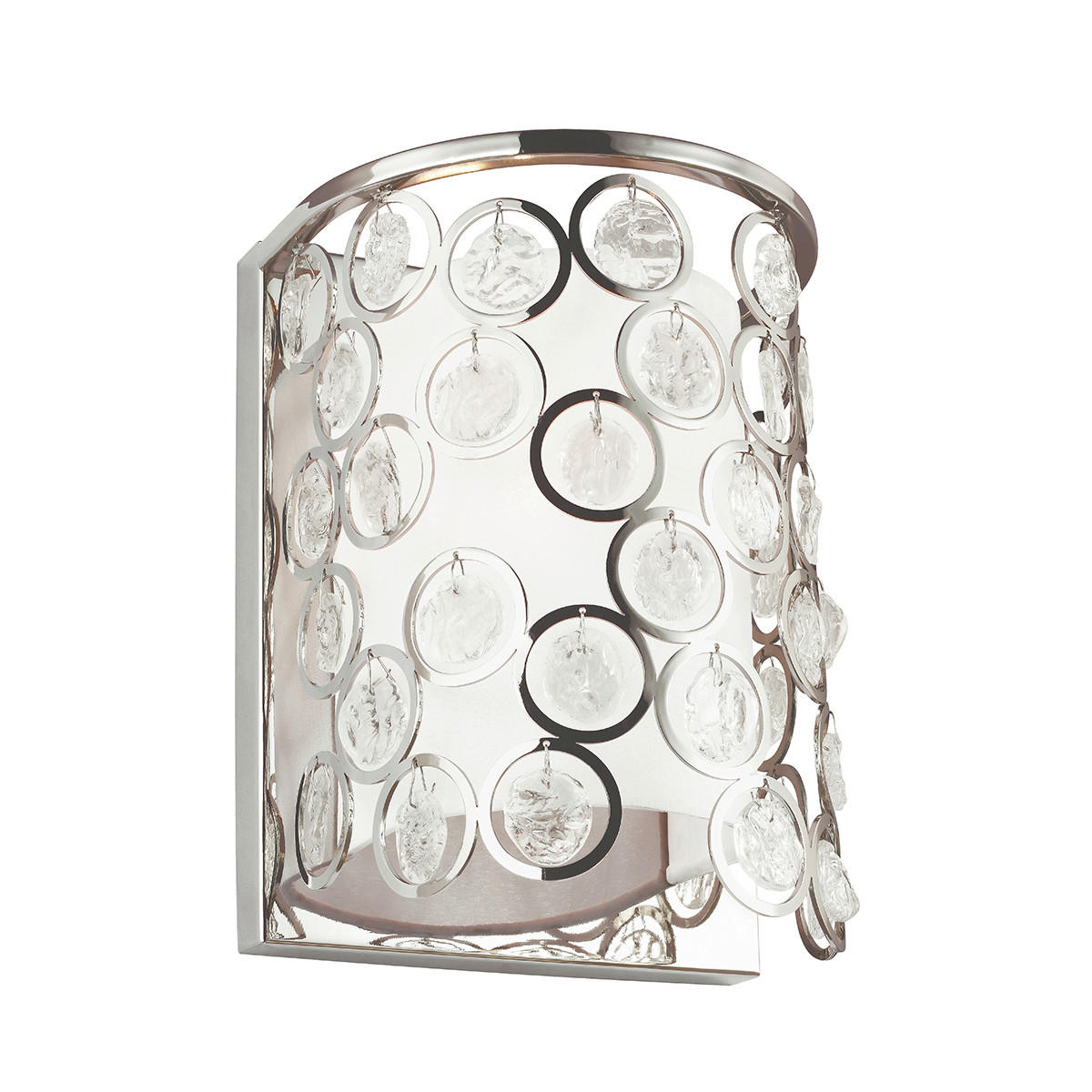 VÄGGLAMPA Elstead Lexi 19.1/33/15.2 cm   - nickelfärgad, Klassisk, metall (19.1/33/15.2cm) - Elstead Lighting