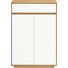 SCHUHSCHRANK Eiche teilmassiv lackiert Weiß, Eichefarben - Eichefarben/Weiß, Basics, Holz (72/103/37cm) SCHUHSCHRANK Eiche teilmassiv lackiert Weiß, Eichefarben - Eichefarben/Weiß, Basics, Holz (72/103/37cm)