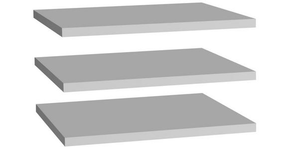 EINLEGEBODEN 47,8/42/2,2 cm   - Grau, Design, Holzwerkstoff (47,8/42/2,2cm) - Carryhome