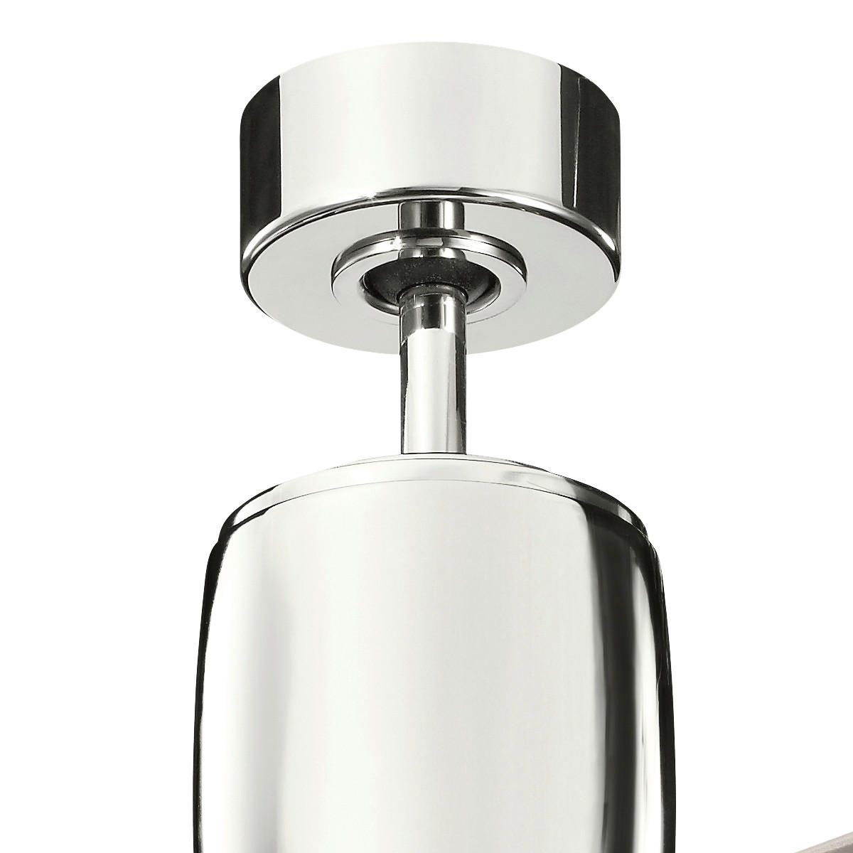 Ventilator mit Beleuchtung KLF-Ferron 152/41 cm   - Champagner/Nickelfarben, Basics, Kunststoff/Metall (152/41cm) - Elstead Lighting