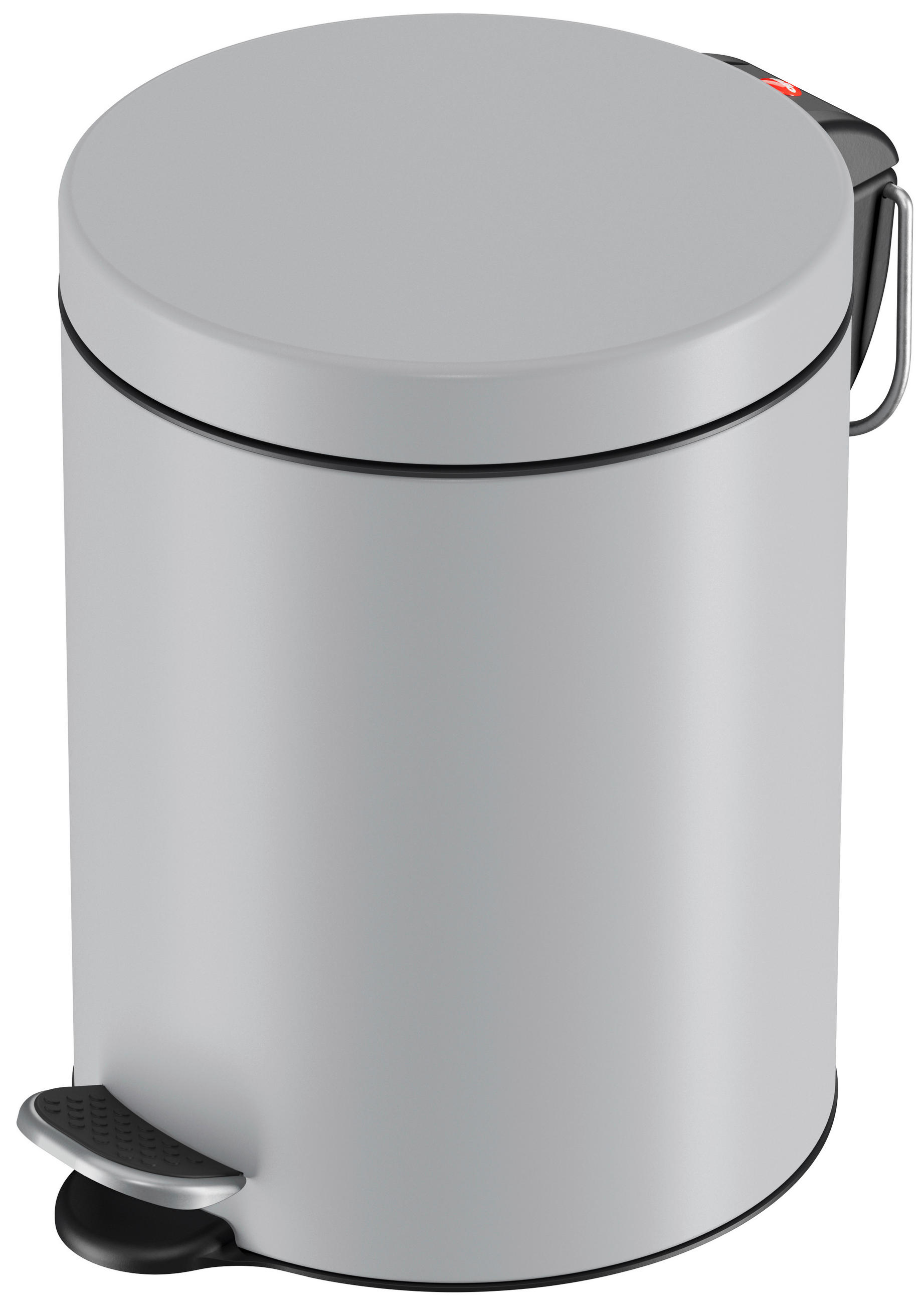 ABFALLSAMMLER SELEKTA 5 L  - Hellgrau/Schwarz, Basics, Kunststoff/Metall (20/27/27cm) - Hailo