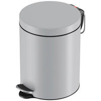 ABFALLSAMMLER SELEKTA 5 L  - Hellgrau/Schwarz, Basics, Kunststoff/Metall (20/27/27cm) - Hailo