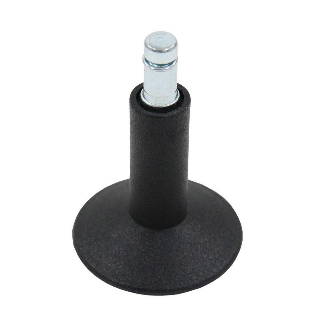 BÜROSTUHLGLEITER - Schwarz, Basics, Kunststoff/Metall (6/6,4/6cm) - MID.YOU
