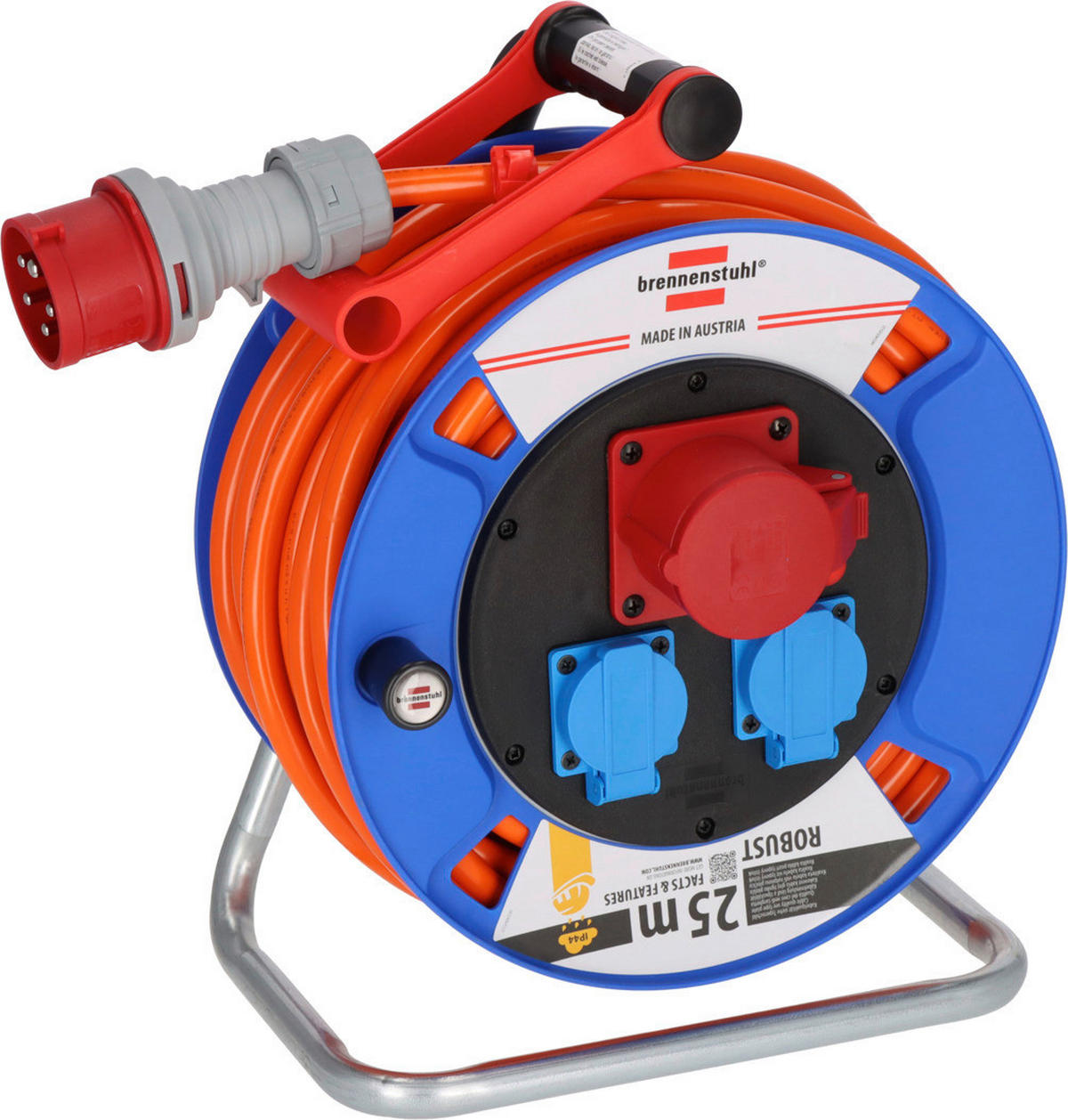 KABELTROMMEL - Blau, Basics, Kunststoff (22/30/39cm) - Brennenstuhl