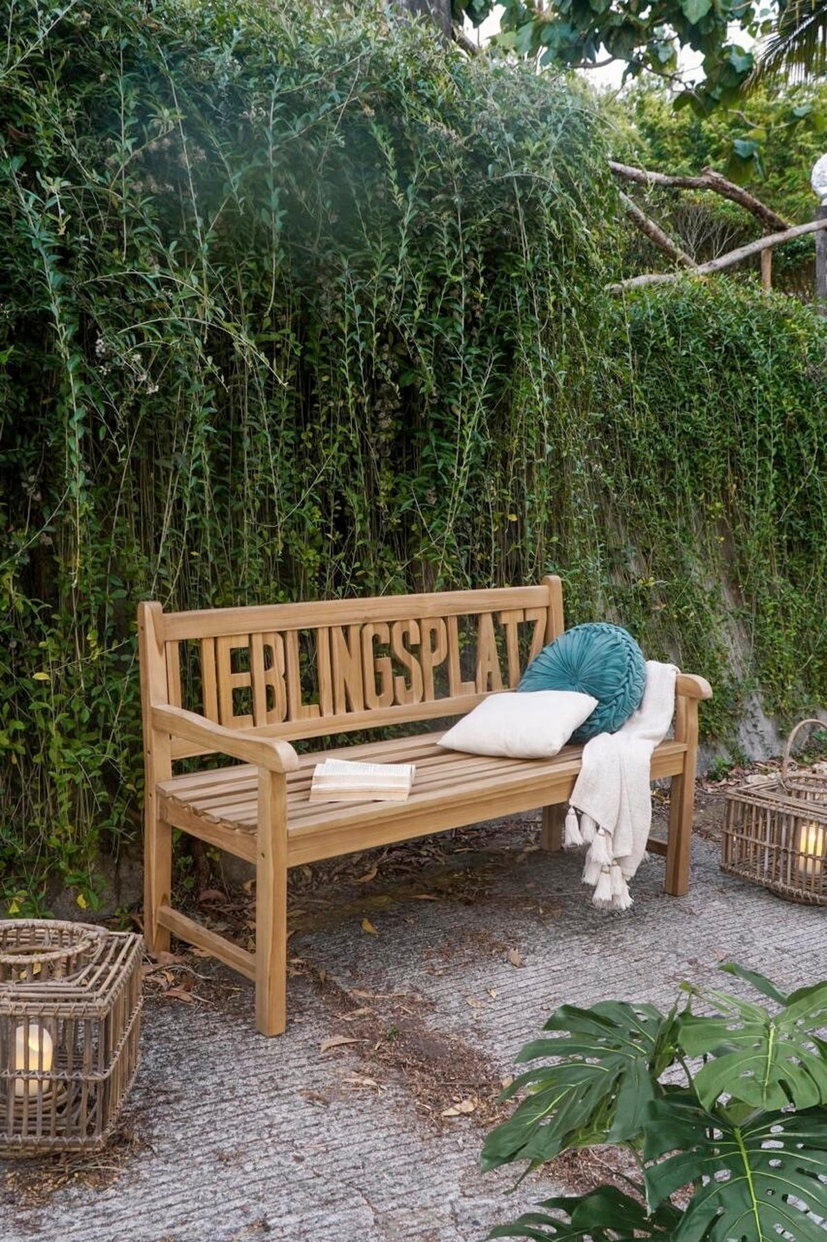 GARTENBANK 63/91,5/150 cm  in Braun  - Braun, Basics, Holz (63/91,5/150cm) - Gardenson