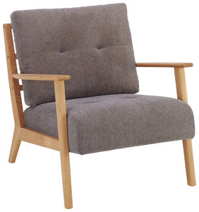 Sessel In Grau Mit Eiche Massiv Online Bestellen