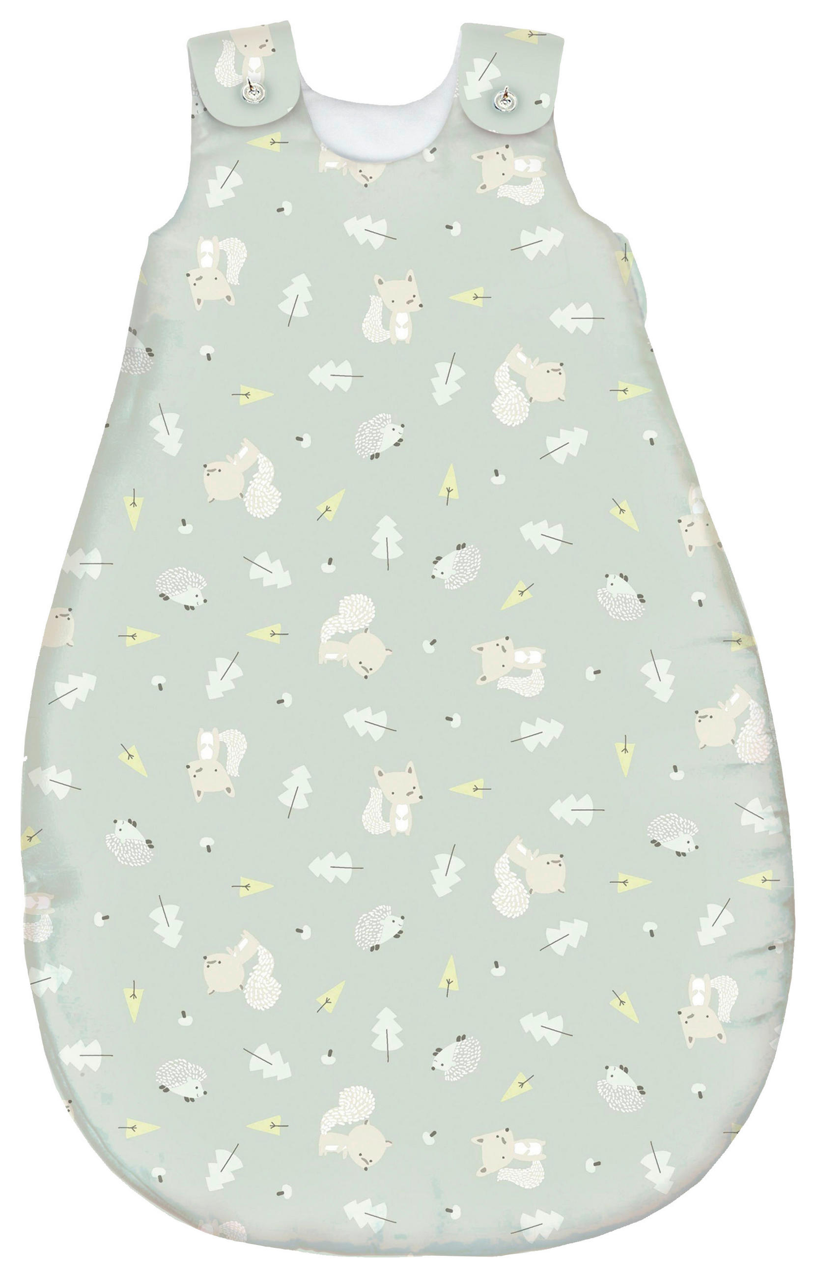 BABYSCHLAFSACKSET Igelchen    56/62   - Weiß/Grün, Basics, Textil (56/62null) - Avelia