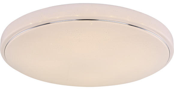 Led Deckenleuchte Lotta Ø 57,5 cm mit Farbwechsler - Weiß, MODERN, Kunststoff/Metall (57,5/8,5cm) - Luca Bessoni