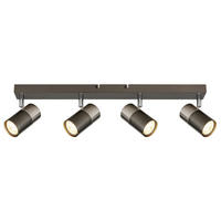 STRAHLER Solin 56/6/12 cm  - Schwarzchrom/Nickelfarben, Design, Metall (56/6/12cm) - Globo