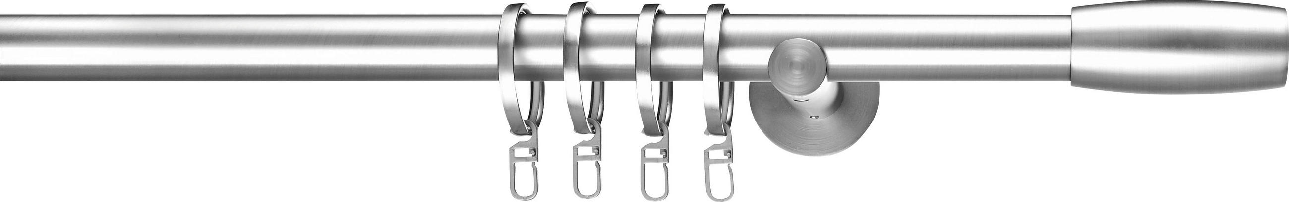 GALERIE PERDEA 200 cm  - argintiu, Basics, metal (200cm) - Homeware