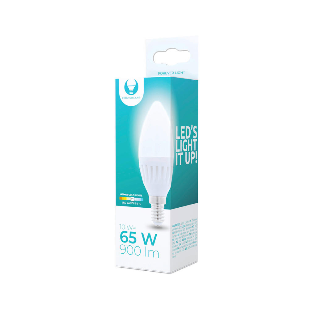 LED ŽARULJA - bijela, Basics, plastika/keramika (3,7/10,6cm)