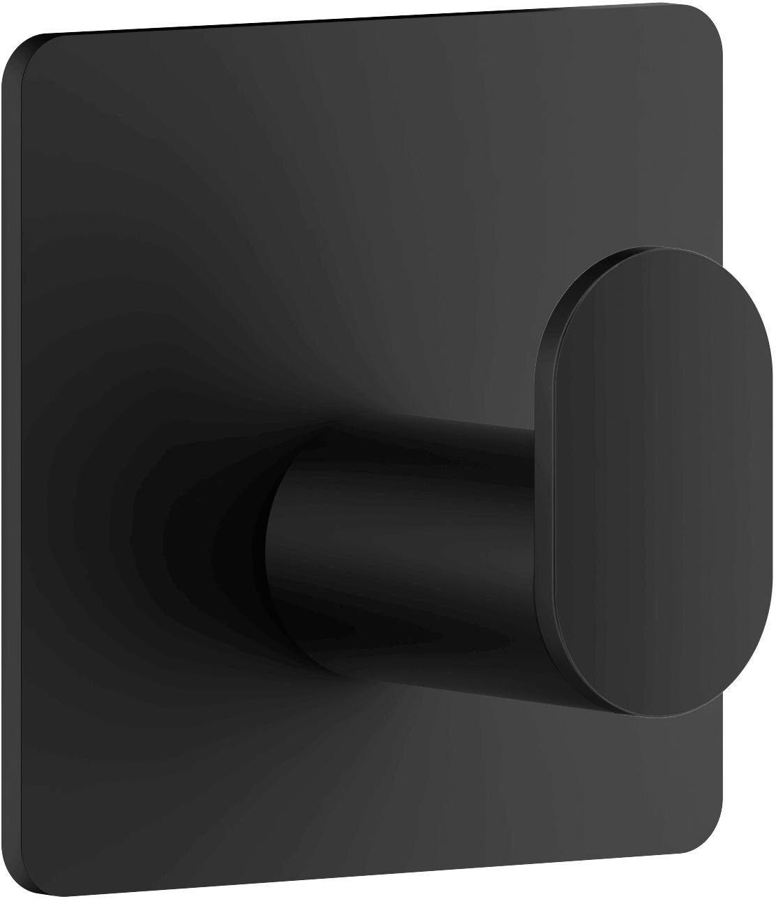 Cârlig in negru  - negru, Basics, metal (8,5/38/10,3cm) - Smedbo