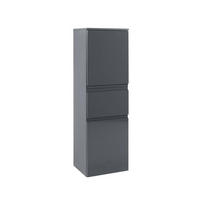 Midischrank in Grau 40/130/35 cm  - Graphitfarben, Design, Holzwerkstoff (40/130/35cm) - Held