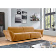BIGSOFA Chenille Gelb, Senfgelb  - Gelb/Senfgelb, KONVENTIONELL, Kunststoff/Textil (300/91/116cm) - Cantus