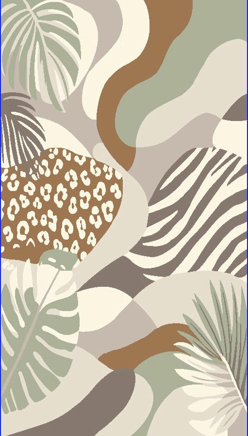 TKANÝ KOBEREC, 133/190 cm viacfarebná, béžová - viacfarebná/béžová, Design, textil (133/190cm) - Novel