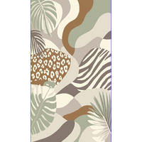 TKANÝ KOBEREC, 133/190 cm viacfarebná, béžová - viacfarebná/béžová, Design, textil (133/190cm) - Novel