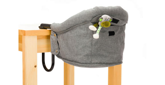 TISCHSITZ - Schwarz/Grau, Basics, Textil/Metall (45/36/30cm) - My Baby Lou